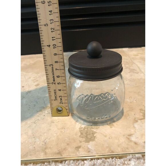 Country Primitive Mason Ball Jar 3 Piece Bathroom Accessory Set NWOT - Picture 8 of 9